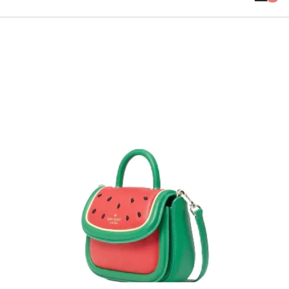 Coming Soon Kate Spade Watermelon Puffer Crossbody EUC - Picture 2 of 2